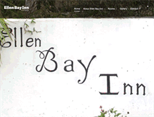 Tablet Screenshot of ellenbayinn.com